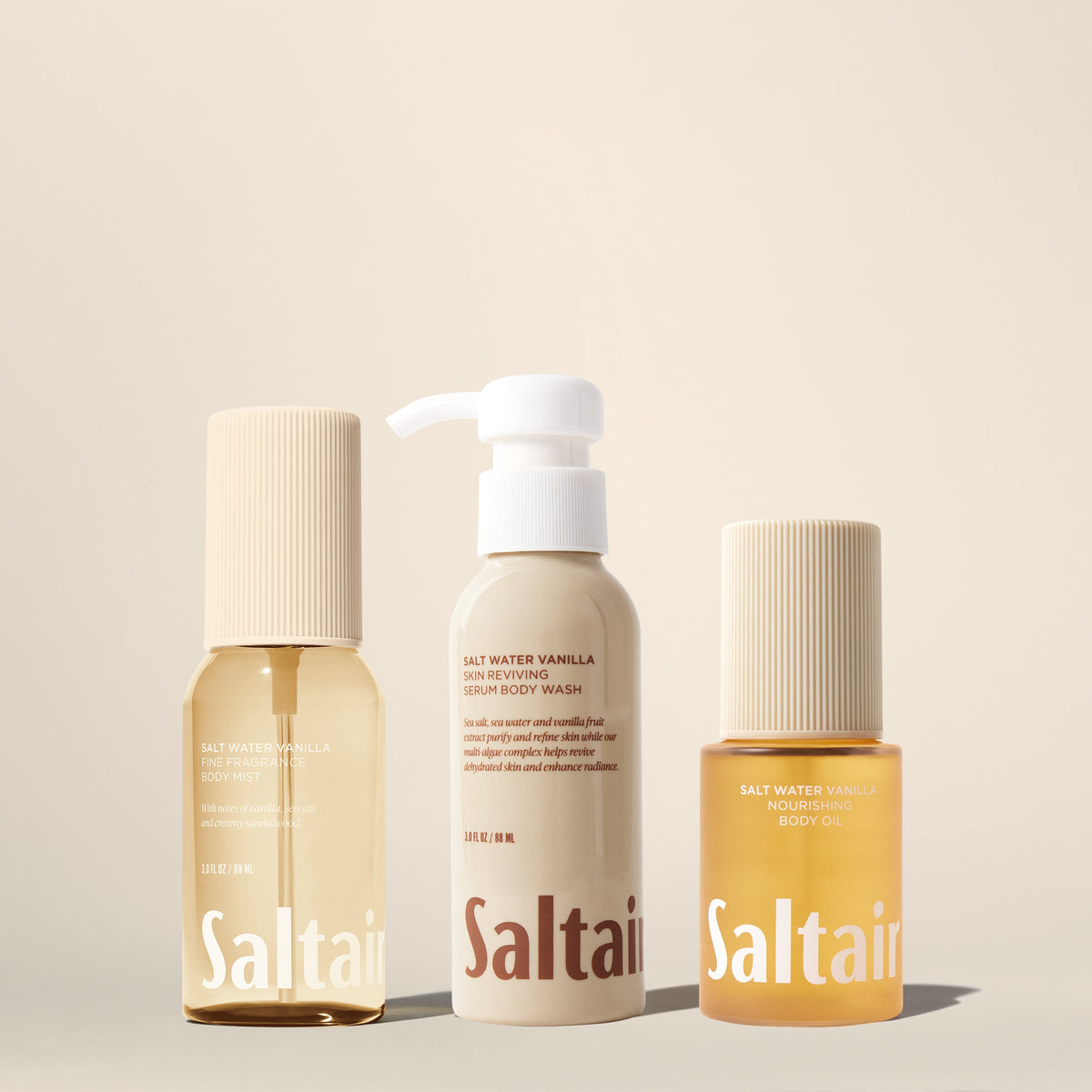 Salt Water Vanilla Discovery Holiday Travel Ready Set - Holiday Kit